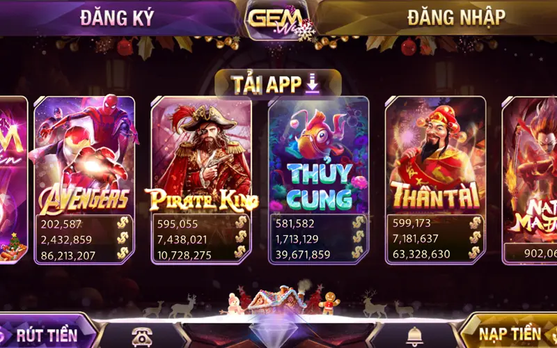 Những tựa game siêu phẩm của Gemwin