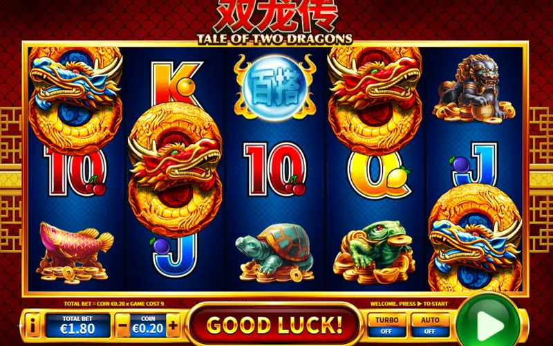 Tale of Two Dragons Jackpot - Đậm chất phương Đông